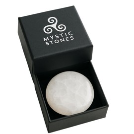 Weißer Quarz, Naturstein – Kristall von Klarheit, Energie und Harmonie | poliertes Mineral für Reiki, Meditation und Chakren | Geistiger reinigender Stein und Energiegeschenk, pequeño, Stein, Weißer