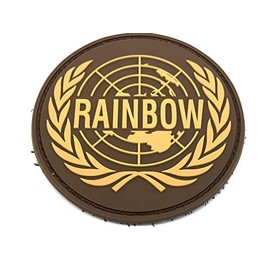Patch Nation Rainbow Six Brown Emblem PVC Velcro Emblem Badge