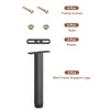 sourcing map 2 Sets Adjustable Height Bed Frame Support Legs