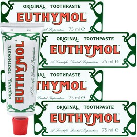 Toothpaste Bundle with Original Toothpaste 75ml x 4, No Fluoride, Anti-Plaque, Antibacterial, Cavity Protection, Cool Mint Refresh, Daily Oral Enamel Dental Care…