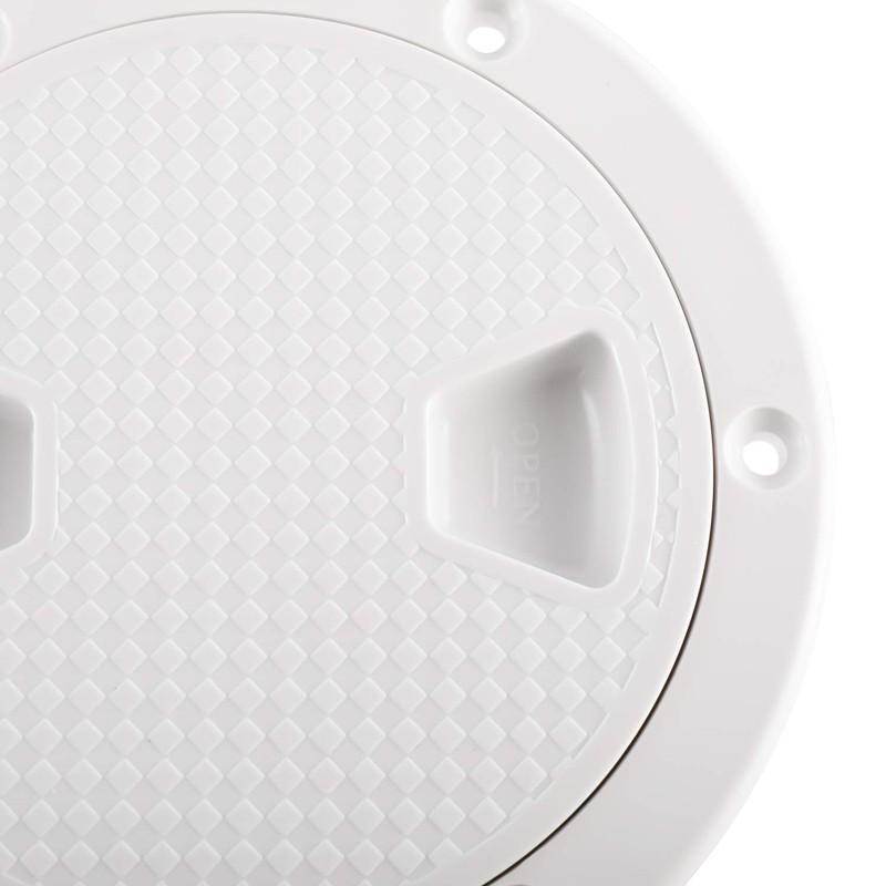 YaeMarine 2 Packs 4" Boat Deck Cover, Round Inspection Hatch,
