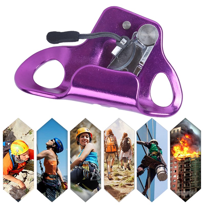 Aviation Aluminum Outdoor Rock Climbing Ascender Mountaineering Anti‑Fall Riser Equipment