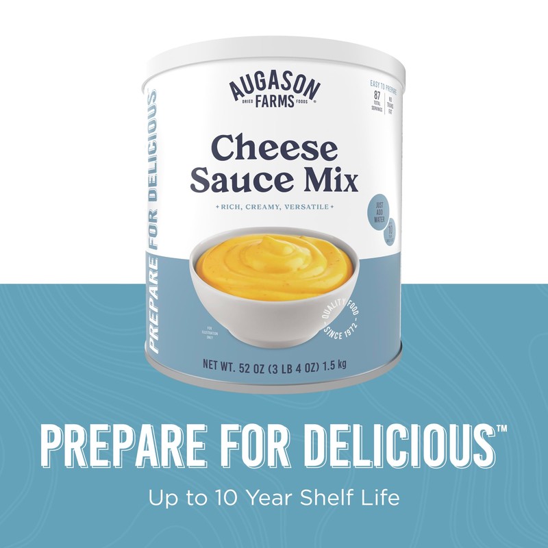 Cheese Sauce Mix Can Emergency Food Supply, 87 Servings, 10