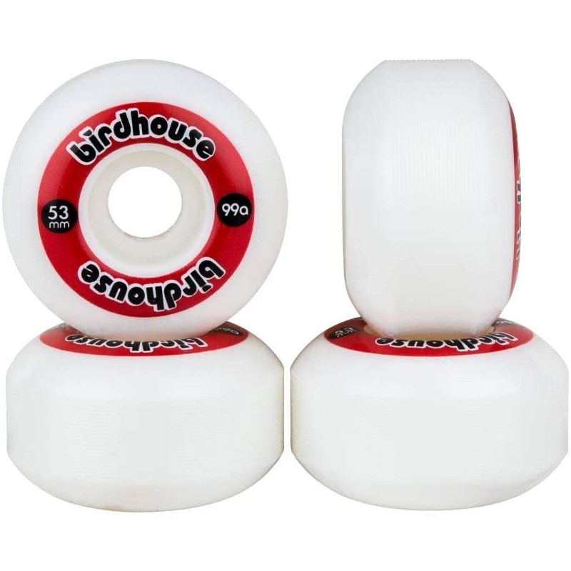 Birdhouse Red Logo 99A - 53mm Skateboard Wheels