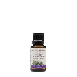 Nature's Answer 100% Pure Organic Essential Oil Blend, 0.5-Ounce, Alpine Fresh
