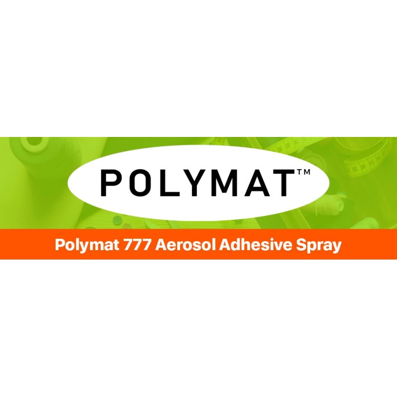 Polymat QTY(6) Polymat 777 Spray Glue Adhesive for Fabric Carpet