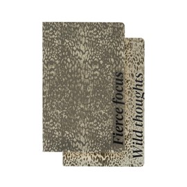 Kokonote Sauvage Small A5 Notebooks, Pack of 2, 1 Dotted Notebook and 1 Blank Notepad, Aesthetic Stuff A5, 14.8 x 21 cm