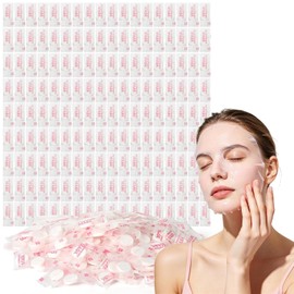 VZZNN 500 láminas comprimidas para mascarillas faciales, 100% algodón, papel para mascarillas faciales caseras, herramienta desechable para el cuidado de la piel, ideal para el hogar, viajes, spas y s