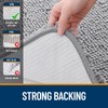 OLANLY Bathroom Rugs Sets 2 Piece, Soft Absorbent Chenille Bath
