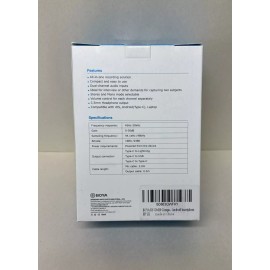 BOYA Podcast Dual Channel Record Mic Mixer Studio Blog Live Interview Apple Android