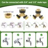 Raheem Hose Splitter 2 Way 3/4 Inch with Garden Hose