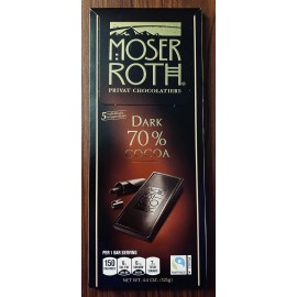 Moser Roth **NEW** MOSER ROTH PREMIUM DARK CHOCOLATE 70% COCOA 4.4 OZ - 3 PACK