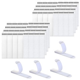 Jindizi 36 Pcs Large Picture Hanging Strips, Damage Free Command Strips Picture Hanging, Without Nails for Frame and Holiday Decorations 16 x 70 mm