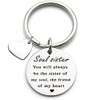 Friendship Gifts for Girls/Women - Soul Sister Friendship Keychain, Gift
