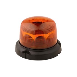 HELLA 2XD 013 979-201 LED-Strobe-type Beacon - RotaLED Compact - 12/24V - Black - Bolted - Yellow