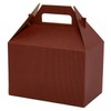 Paper Mart Red Gable Boxes for Party Favors, Pack of