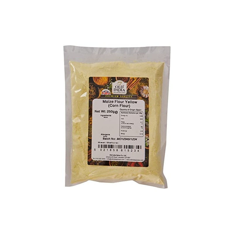 Old India Maize Flour Yellow (Corn Flour) 250g