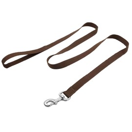 Strong Nylon Dog Leash, 4FT/ 5 FT/ 6FT Dog Leashes for Medium Large Dogs (4FT, Brown)