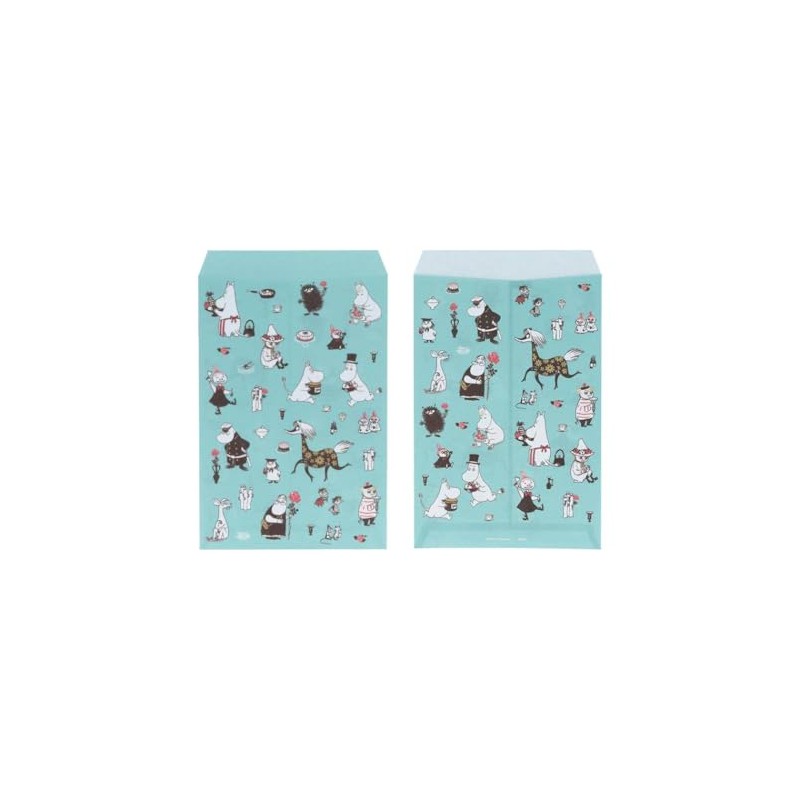 Sunstar Stationery Moomin Envelopes, Set of 2, 25 Spring &