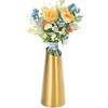 Generic Metal Flower Vase,Golden Vase Stainless Steel Decorative Creative -