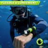 FISHOAKY Diving Flashlight Underwater LED Light, 1500 Lumen & 3