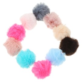 Toddmomy Pack of 10 Fluffy Decorations Kitten Cat Toy Cat Toys for Cats Cat Toy Interactive Bird Cat Toy Fluffy Balls