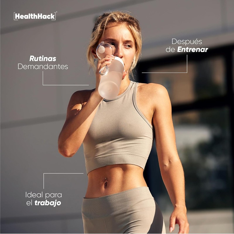 Health Hack Clear Whey Protein Water Powder with Electrolytes –
