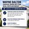 Garage Door Bottom Seal for Wayne Dalton 154448, 3-1/4" Wide,