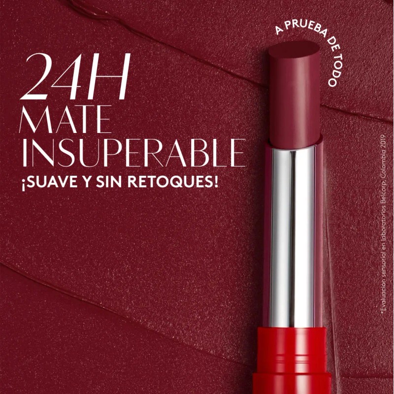 Ésika - Labial En Barra Colorfix 24 Hrs Vino Seductor