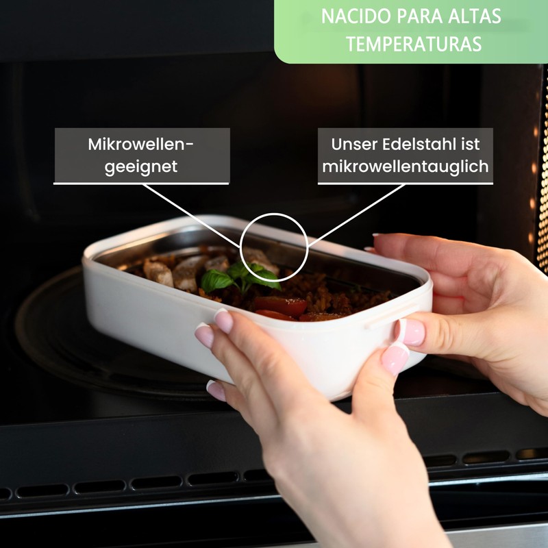 Fiambrera, Aislamiento Caja de Almuerzo de Fugas de 1400 ml,