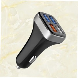 Operitacx Dual USB Autoladegerät für Auto Zigarettenanzünder Adapter 4-Port USB Schnellladegerät Überspannungsschutz für Smartphones und Tablets