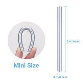 ENPOINT 36 Pack Metallic Silver Hot Glue Sticks, Mini Hot Melt Glue Sticks Colored, Sealing Wax Adhesive Sticks for Crafting, Stamp, Christmas Cards, Decoration, 4" Long x 0.27" Dia