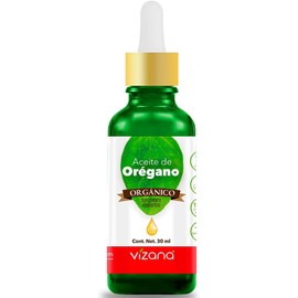 VIZANA NUTRITION Aceite de Orégano (Uso interno y dermatológico) Min. 80% de Carvacrol 30ml