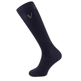 Bionmove Support Socks for Men and Women, 1 Pair Knee Socks with Support Function for Sports and Flights, Running, Jogging and Travel, navy