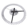 Simple Wall Clock Hollow Gear Frameless Design Hanging Clock with