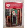 Holiday customizable chalkboard door panel cover Santa wish list 30