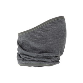 Mountain Warehouse Lightweight Mens Merino Neck Gaiter - Lightweight & Breathable - Best for Autumn Winter Outdoors, Running, Cycling, Gym & Workout Grey