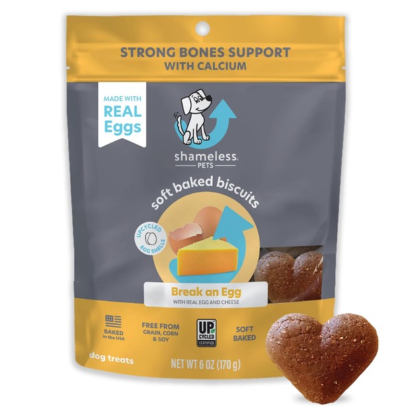 Shameless Pets Shameless Pets Soft-Baked Dog Treats, Break an Egg
