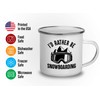 Bubble Hugs Snowboard Camper Mug 12oz - i might look