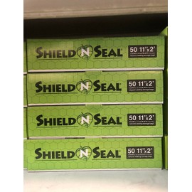 Shield N Seal 11"x24" Vacuum Seal Storage Bags 50pc (5mil, BLACK/CLEAR, SNS300)