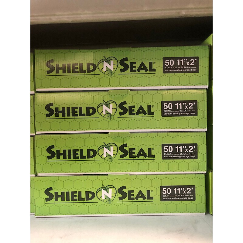Shield N Seal 11"x24" Vacuum Seal Storage Bags 50pc (5mil,