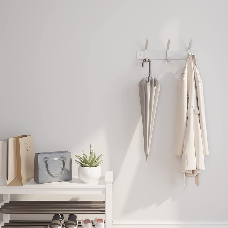 Dripex Coat Hook Rack Wall Mounted 304 Stainless Steel Hanger