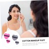 Healeved 12pcs Heart Shape Cotton Makeup Puff for Loose Powder