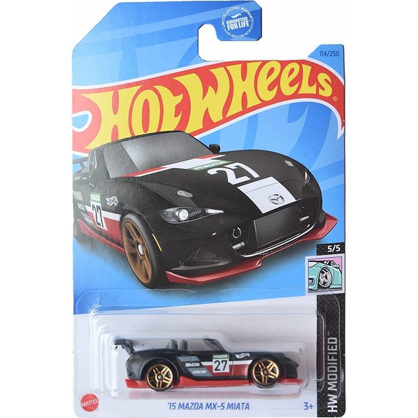 Hot Wheels '15 Mazda MX-5 Miata, HW Modified 5/5 [Black]