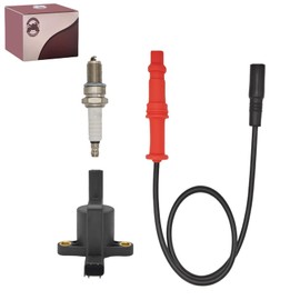 Ignition coil & Spark plug w/Wire Cap for Polaris Ranger 500 Crew 4x4 2008-2013 4011690 4011834 4015072 3070175