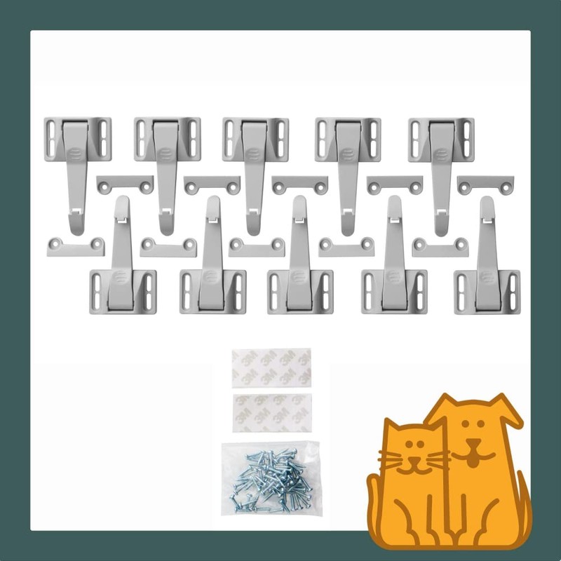 MYPET North States Safety No-No Cabinet Latches | Installs discreetly