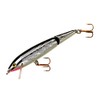 Rebel Lures J1001 Jointed Minnow Fishing Lure- Silver/Black - 3