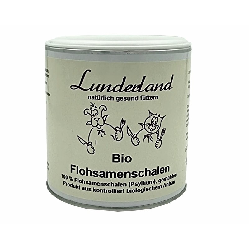 Lunderland Organic psyllium husks 350 g, 100% organic psyllium husks