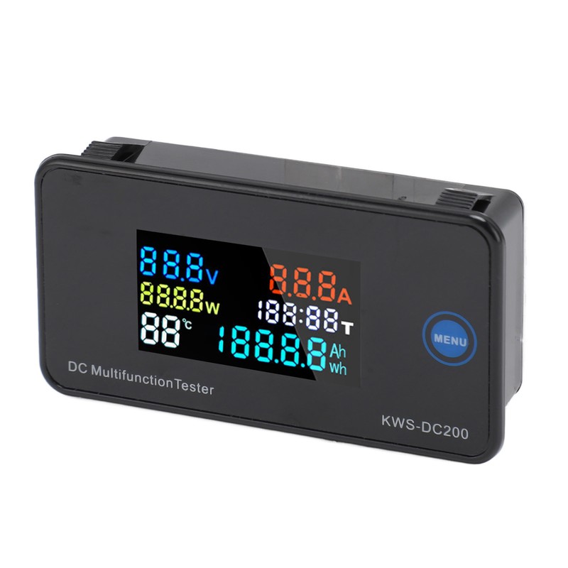 DC Digital Voltmeter Ammeter DC200 100A LCD Color Display 7