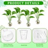 Bunmery 4 pcs Window Propagation Stations, Suction Cup Plastic Plant